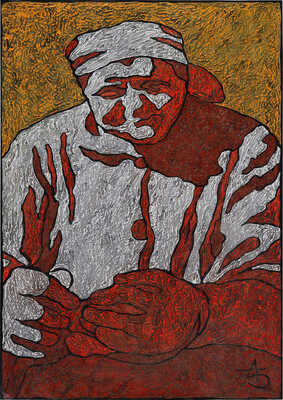 Забиронин Андрей Николаевич. Бабушка вяжет